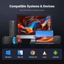 Adaptador HUB UGREEN CM260 60554 5 em 1, Ethernet, USB 3.0, USB A, compatível com Mac OS, Windows e Chrome OS