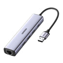 Adaptador HUB UGREEN CM475 60600 4 em 1, USB-C para RJ45/USB-A