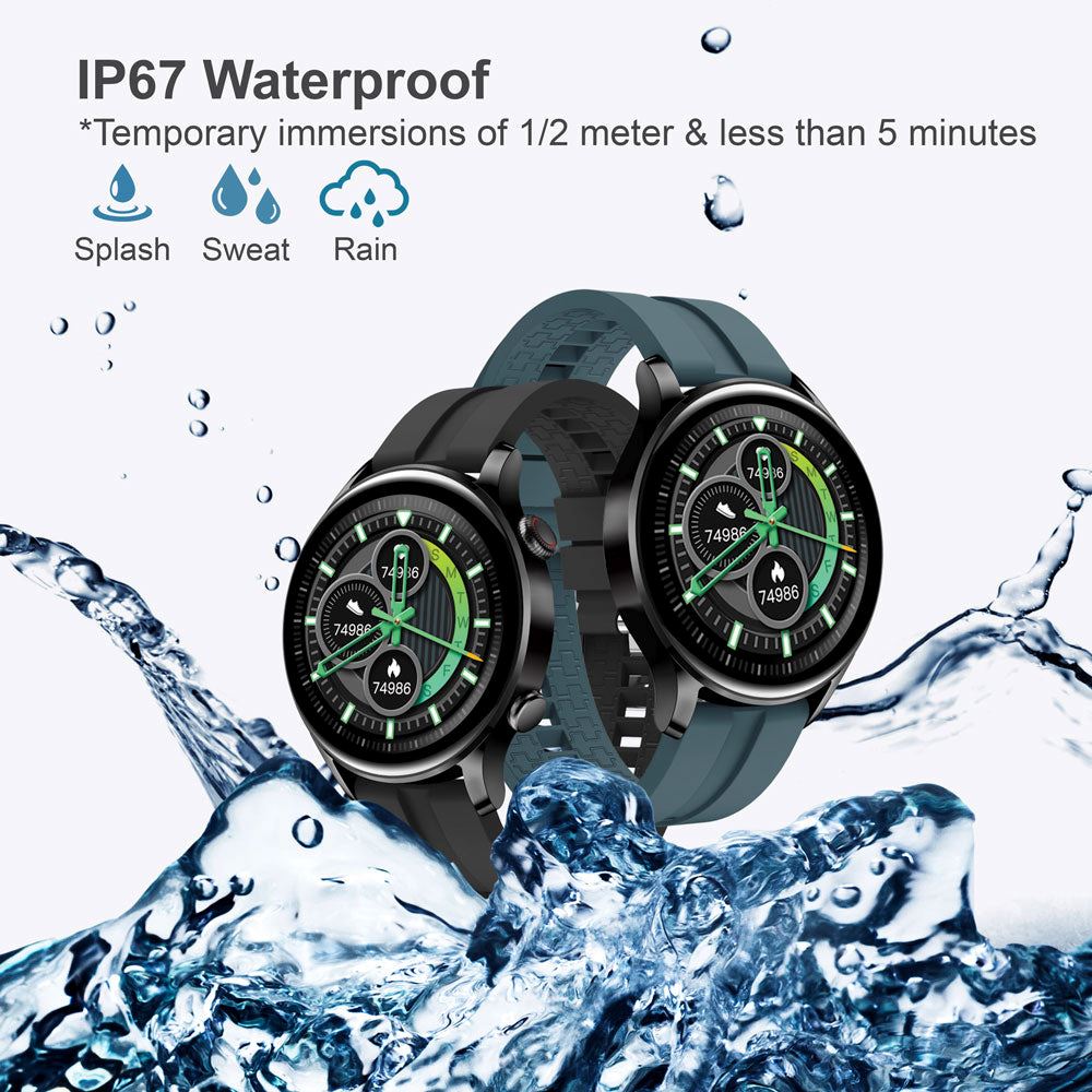ARGOMTECH C60 Reloj Smart Pant IPS 1.32" IP67 Negro - ARG-WT-6060BK