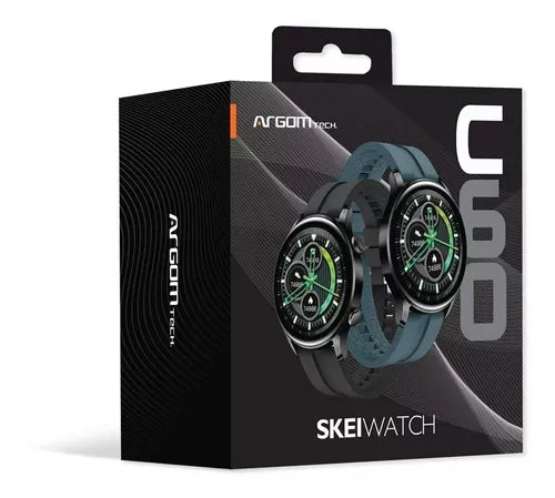 ARGOMTECH C60, Reloj Smart Pant IPS 1.32" IP67 Negro - ARG-WT-6060BK