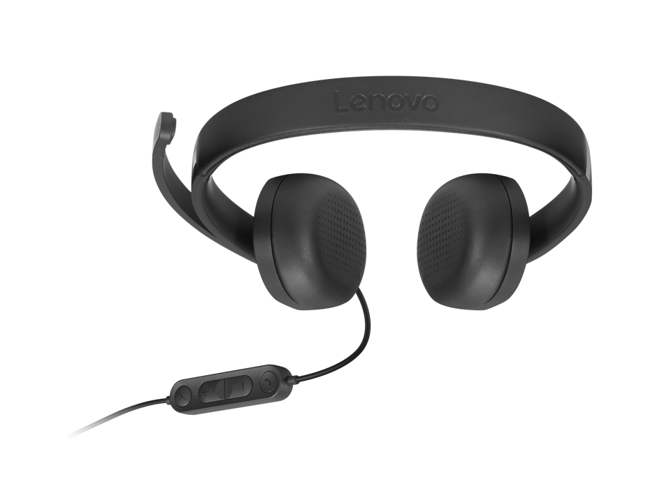 LENOVO Stereo Auriculares con Micrófono Gen 2 Interfaz USB-A Negro 4XD1P83425