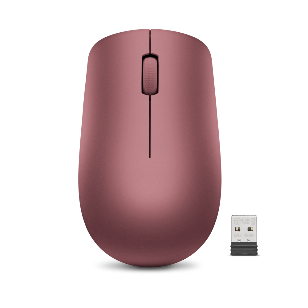 LENOVO 530 Mouse Inalambrico Ambidestro 2.4GHz Nano USB 1200 DPI Rojo GY50Z18991