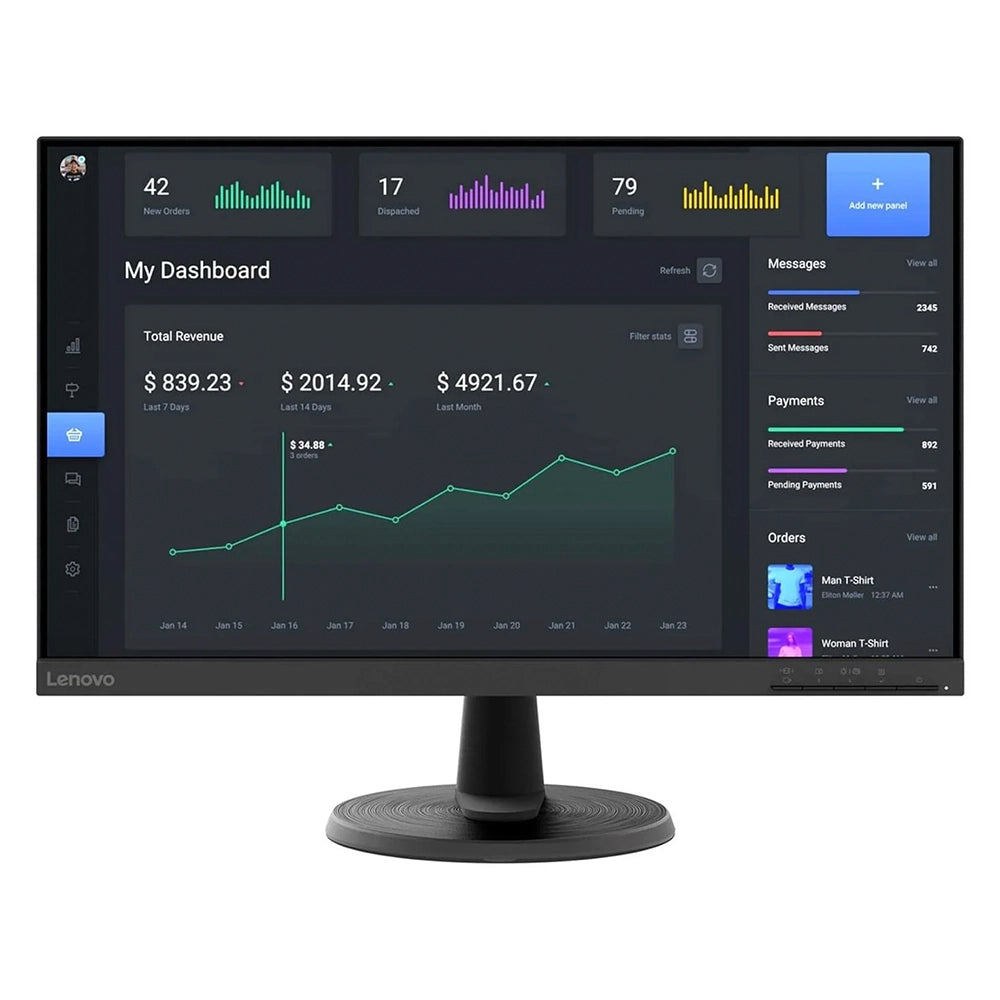 LENOVO 63DCKAR6LA ThinkVision C24-40 Monitor 23.8" FHD VA WLED