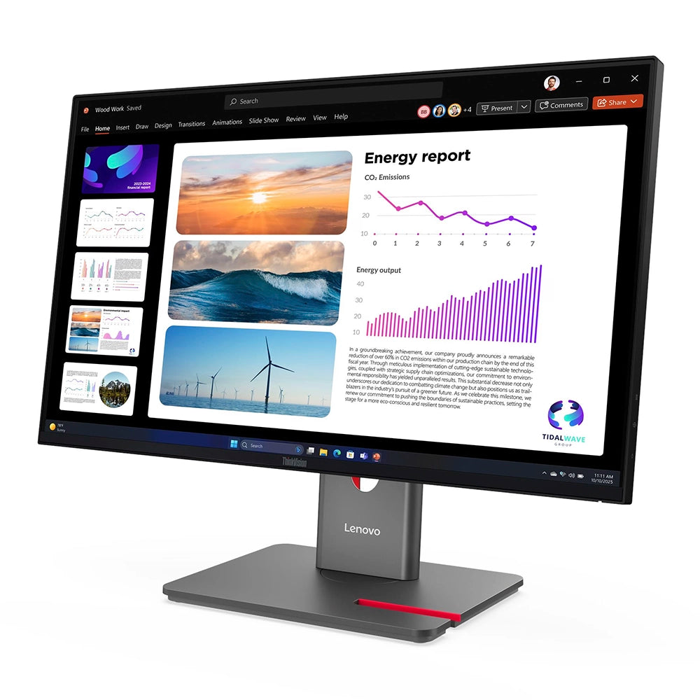 LENOVO ThinkVision P24Q-40 Monitor Plano 23.8“ 2560x1440 WLED 123 DPI 64B2GAR1LA
