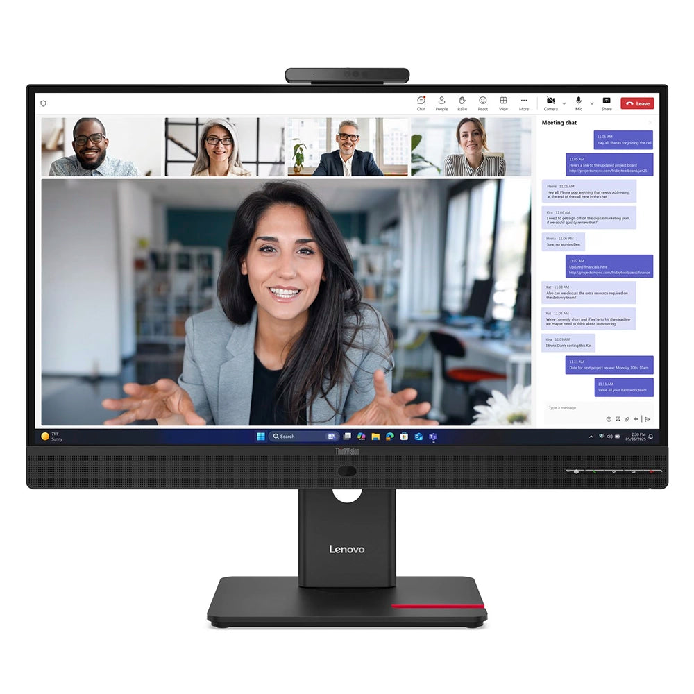 LENOVO ThinkVision T27QD-4v Monitor Plano 27" 2560x1440 WLED 109 DPI 64B8UAR1LA