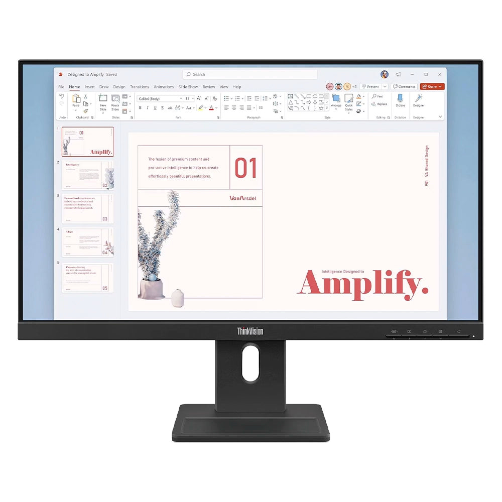 LENOVO ThinkVision E24-40 Monitor Plano 23.8" IPS 1920x1080 WLED 92 DPI 64BAMAR1LA