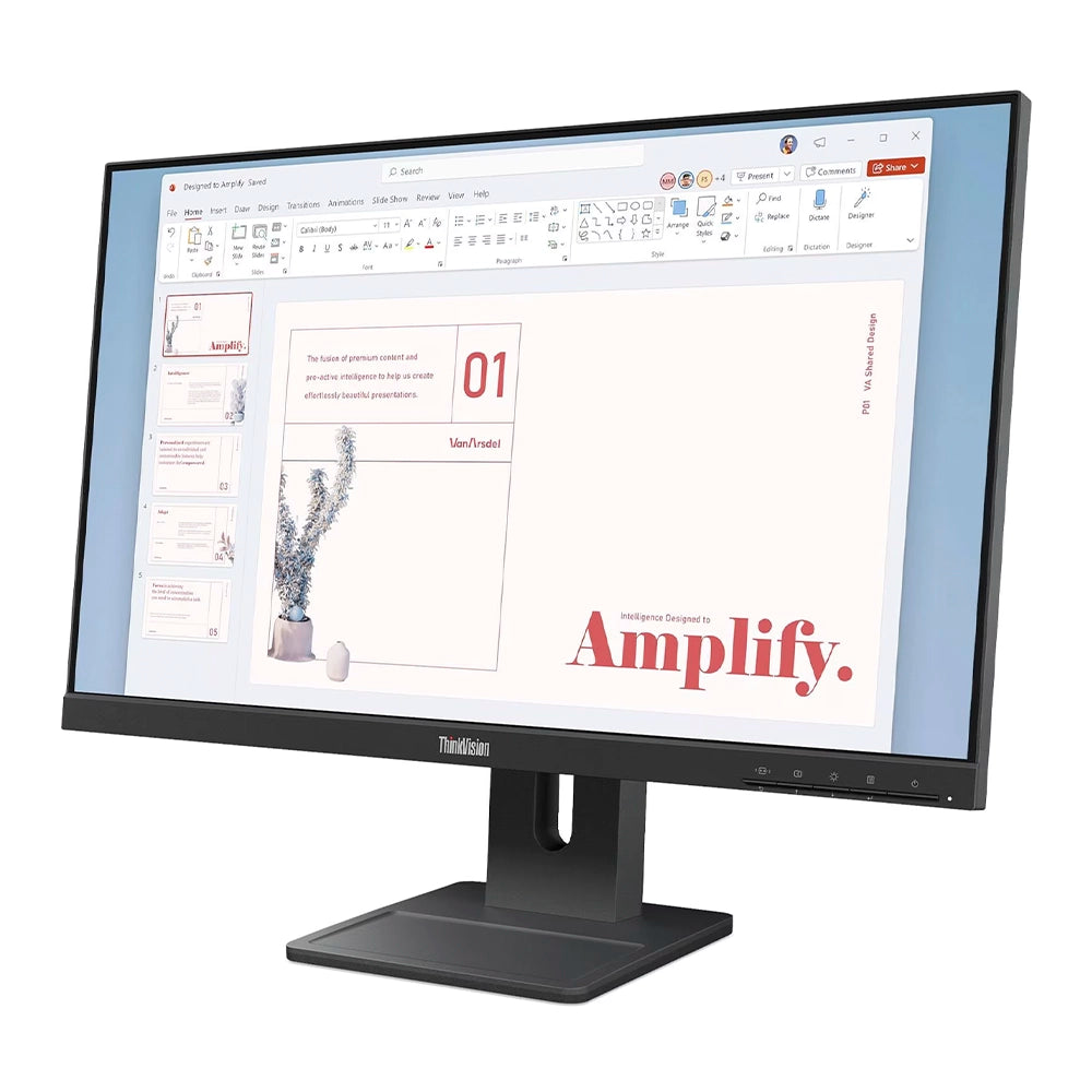 LENOVO ThinkVision E24-40 Monitor Plano 23.8" IPS 1920x1080 WLED 92 DPI 64BAMAR1LA