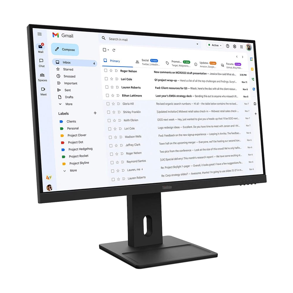 LENOVO ThinkVision E27-40 Monitor 27" IPS 1920 x 1080 WLED 82 DPI 64BCMAR4LA