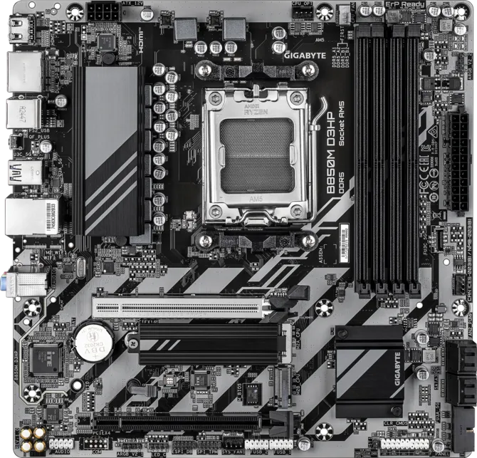 GIGABYTE B850M D3HP Placa Madre AMD B850 DDR5 AM5 mATX