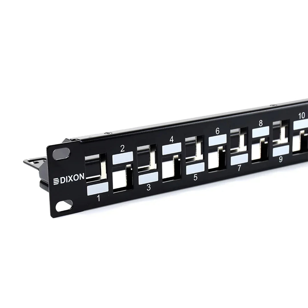 DIXON 6AIDAE Patch panel 24 Puertos Cat 6A modular vacío