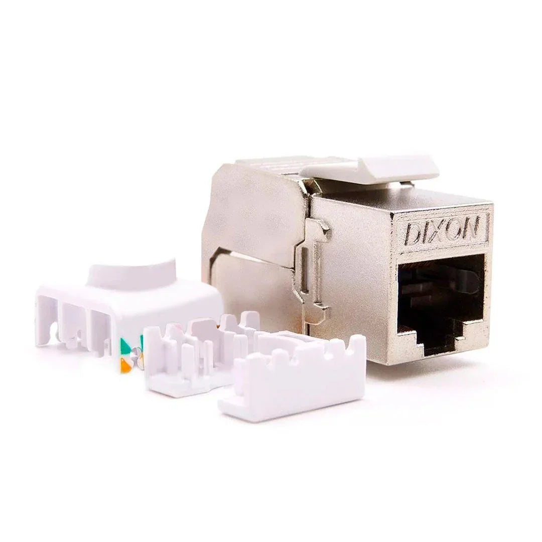 DIXON 6AKJ18F Jack RJ45 Cat 6A metálico de poncheo