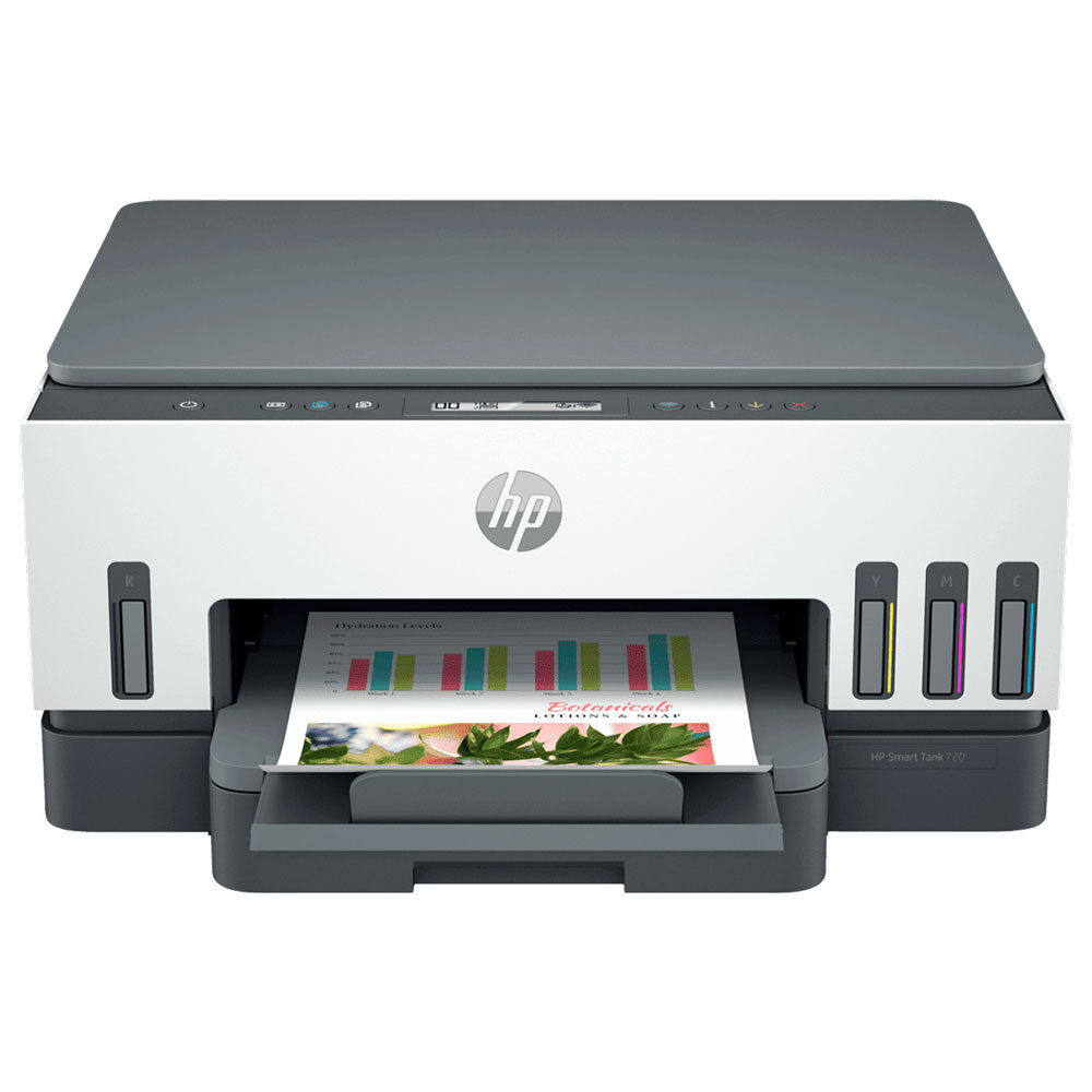 HP SMART TANK 720 Impresora Multifuncional WIFI DUPLEX Sistema continuo de tinta, copia imprime escanea 6UU46A