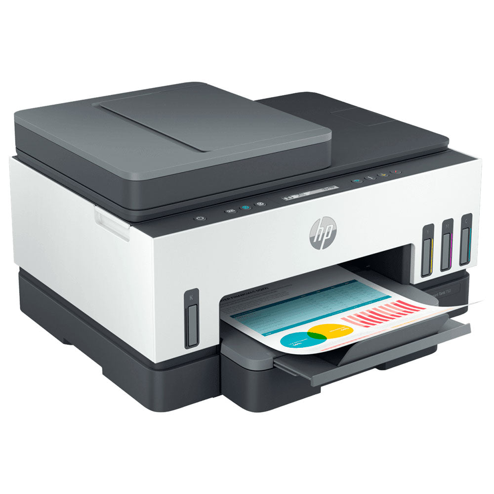 HP Smart Tank 750 Impresora Multifuncional DUPLEX WIFI ADF Sistema continuo de tinta copia imprime escanea 6UU47A