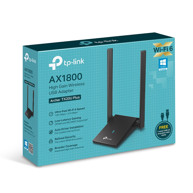 TP-LINK ARCHER TX20U PLUS Adaptador USB inalámbrico WIFI AX1800 6 doble banda