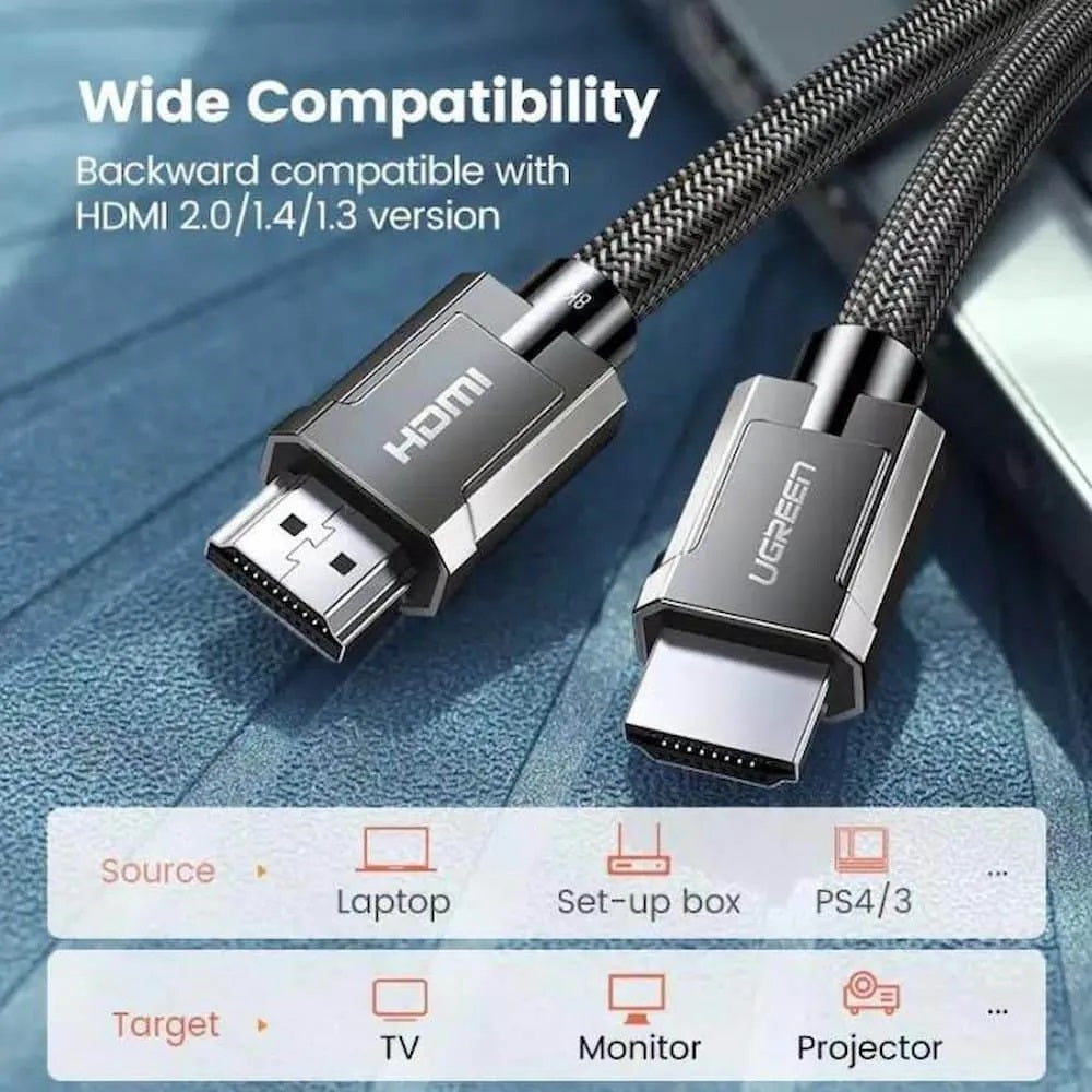 UGREEN HD135 80602 Cable HDMI Trenzado 8K 3m