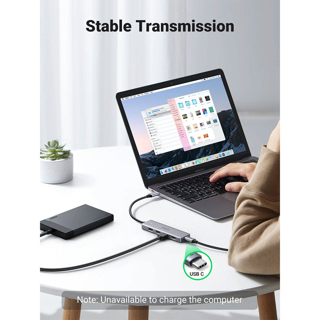 UGREEN CM219 70336 Adaptador HUB 4USB 3.0