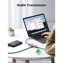 UGREEN CM219 70336 Adaptador HUB USB Tipo C de 4 portas para hub USB 3.0 alimentado por micro USB