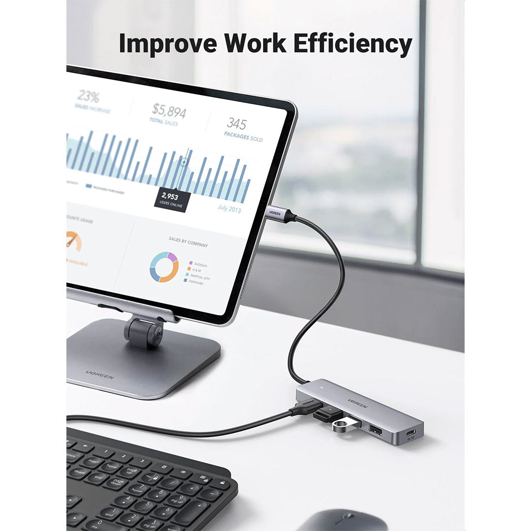 UGREEN CM219 70336 Adaptador HUB 4USB 3.0