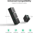 UGREEN LP208 70585 Organizador de Cables 6 Ranuras