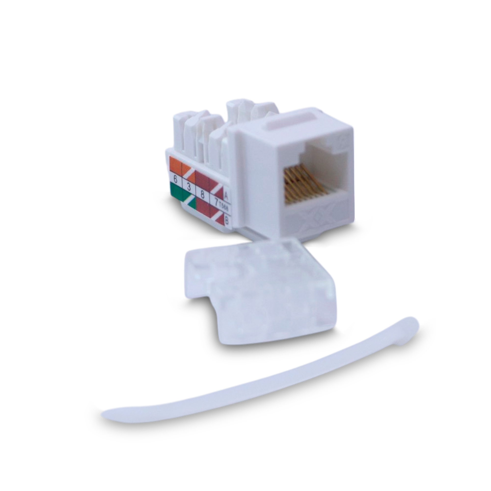KONEXXION 7202010001 Jack RJ45 Cat6 Blanco
