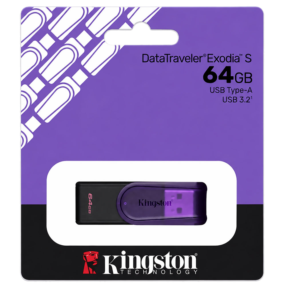 KINGSTON KC-U3C64-7TP Memoria USB 3.2 64GB DataTraveler Exodia S