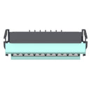 COMMSCOPE 760230938 Pack de adaptadores de distribución 360 multimodo OM4 12 LC/UPC con obturadores internos