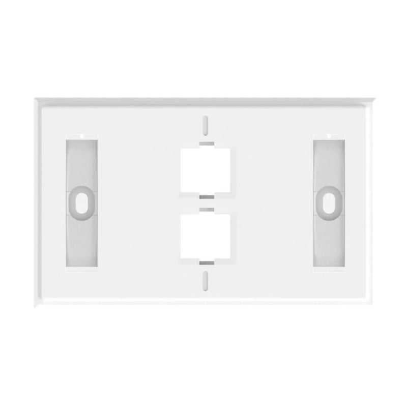 COMMSCOPE 760249145 Face Plate Universal 2 Puertos con Etiqueta Placa