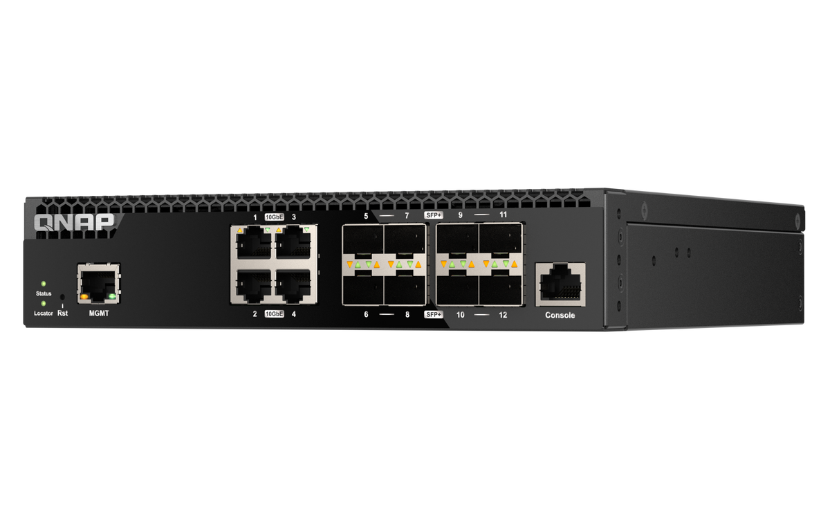 TRENDNET QSW-M3212R-8S4T Switch 8 Puertos SFP+ 10GbE Y 4 Puertos BASE-T 10GbE