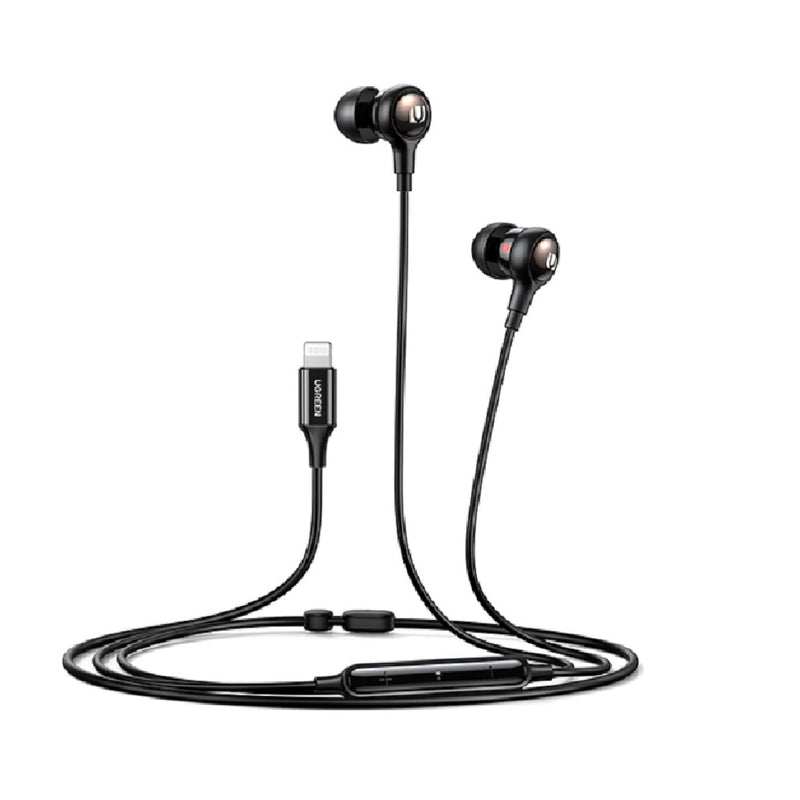 UGREEN EP103 30631 Auriculares conector Lightning con cable de certificación MFi
