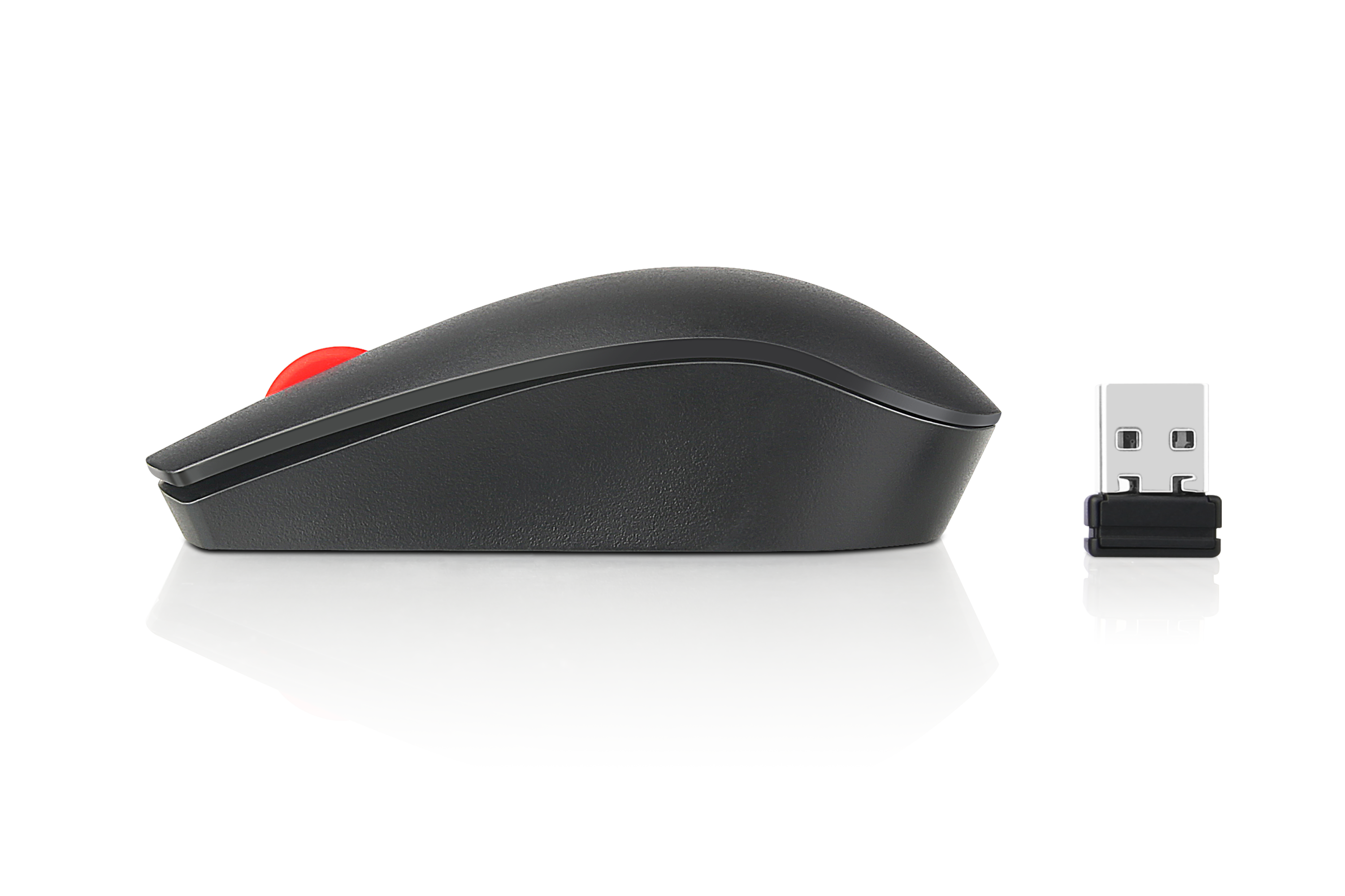 LENOVO ThinkPad Mouse Inalámbrico Ambidiestro Nano USB Sensor Óptico 1200 DPI Negro 4X30M56888