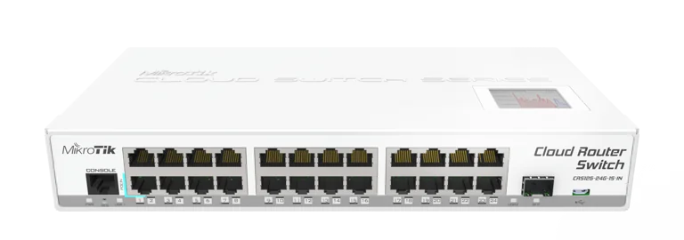 MIKROTIK CRS125-24G-1S-IN Cloud Router Switch 24 Puertos Gigabit + 1 Puerto SFP