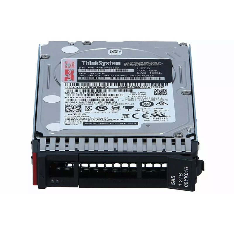 LENOVO 7XB7A00027 Disco duro 1.2 TB, SAS 12Gbps, 10 000 RPM, 512n, 2.5", Hot-Swap.