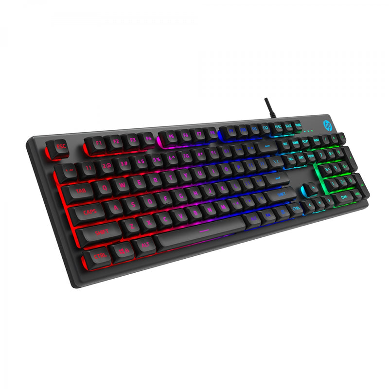 HP K500F Gaming Keyboard with Backlight, 104 Buttons and USB