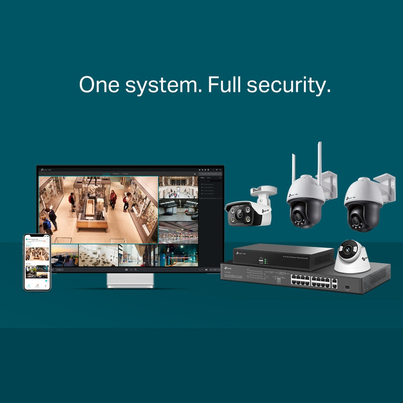 TP-LINK VIGI C540 4mm Cámara de seguridad IP PoE 4MP 2K+ PT 360º