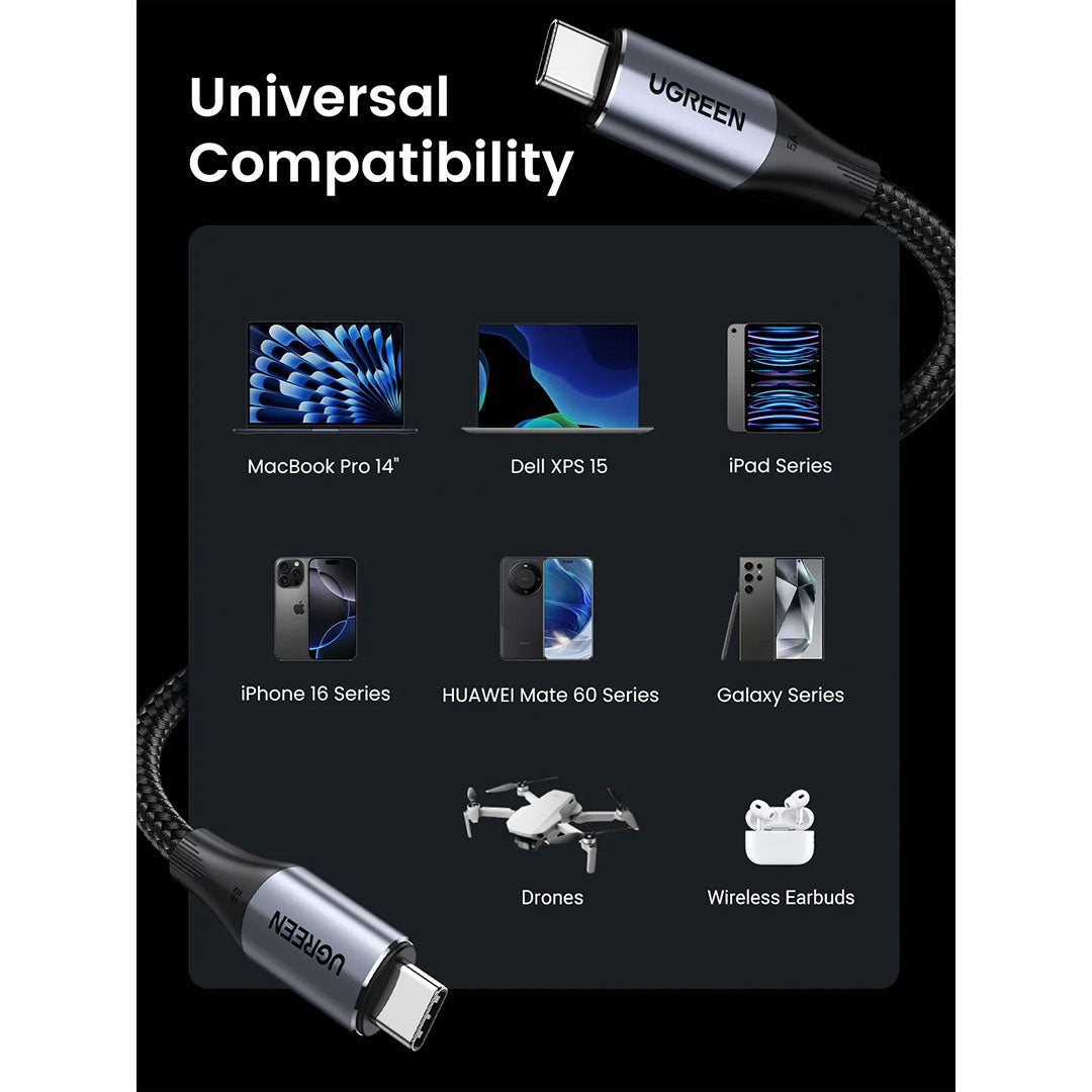UGREEN US355 80150 Cable USB-C 3.2 10Gbps 1m