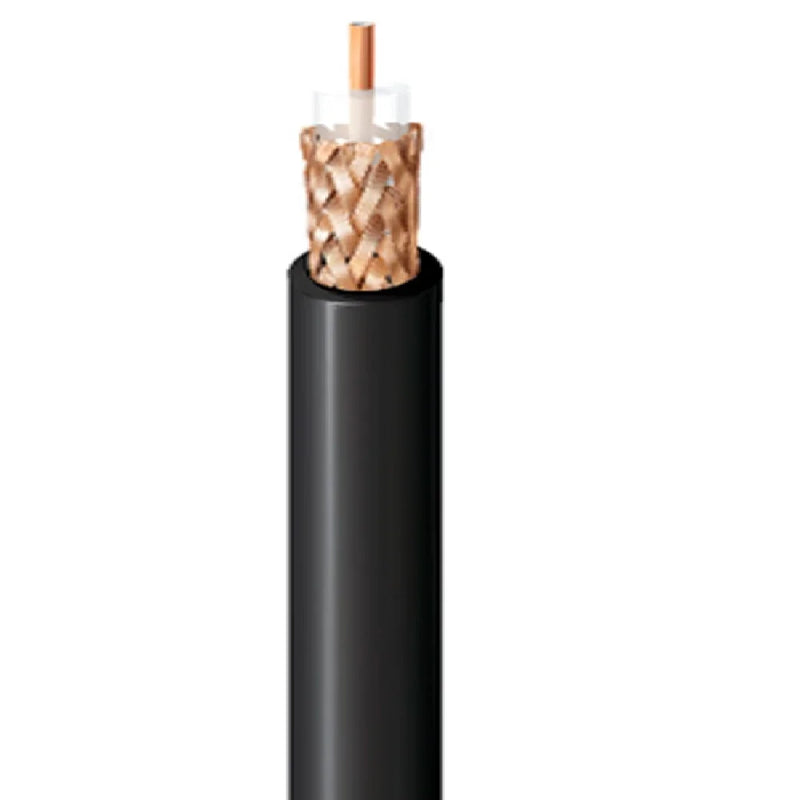 BELDEN 8241-BL-1000, Cable Coaxial RG59/U 76Omh 23awg Sólido 95% malla
