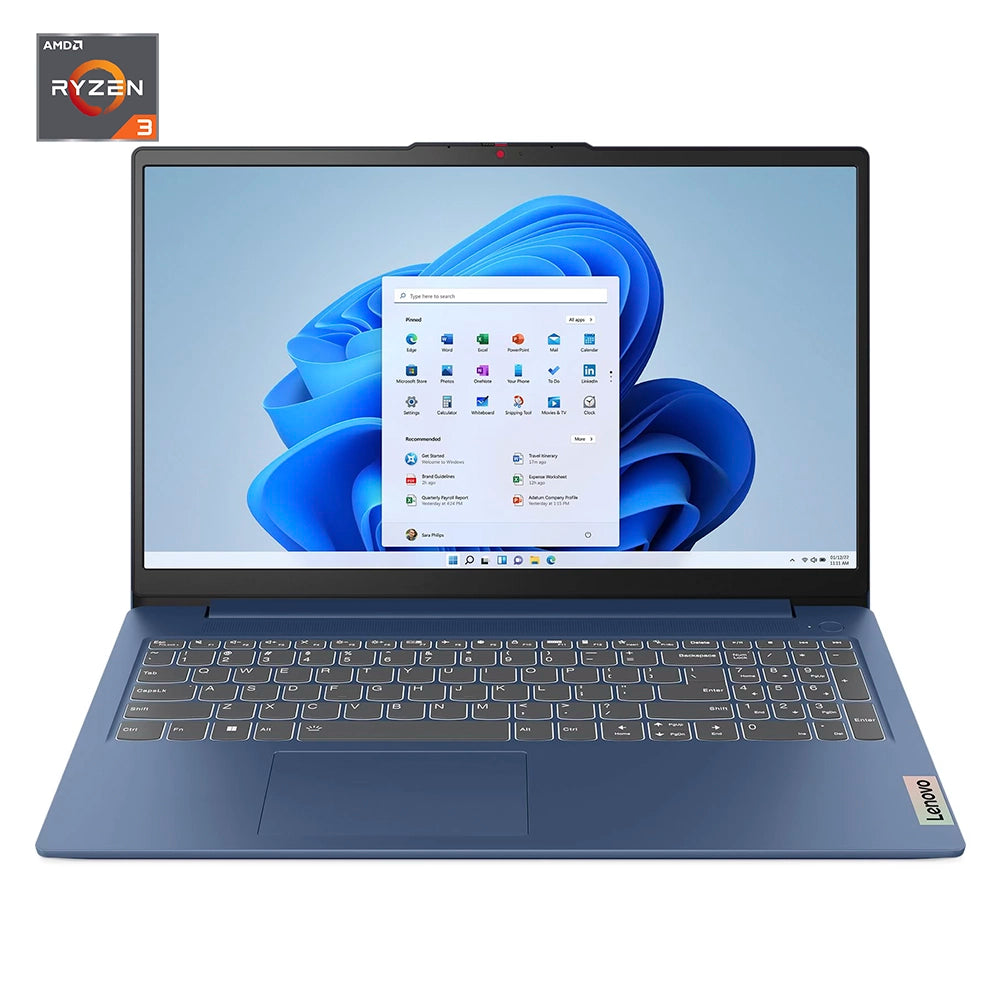 LENOVO 82XQ00YNLM IdeaPad Slim 3 15AMN8 Laptop 15.6" FHD AMD Ryzen 3-7320U 8GB DDR5 512GB SSD
