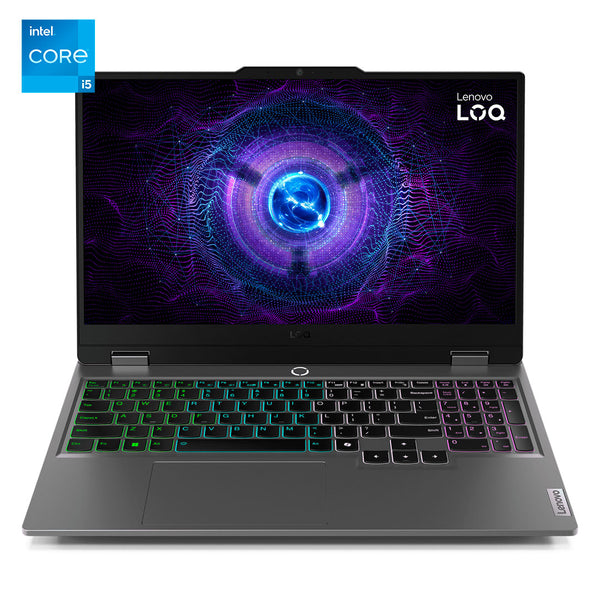 LENOVO LOQ 15IAX9 Laptop Core i5-12450HX hasta 4.4GHz, 15.6" FHD IPS, SSD M.2 512GB, 8GB DDR5-4800MHz (83GS006WLM)