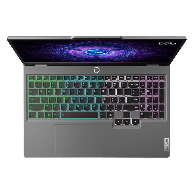 LENOVO LOQ 15IAX9 Laptop Core i5-12450HX hasta 4.4GHz, 15.6" FHD IPS, SSD M.2 512GB, 24GB DDR5-4800MHz (83GS00EQLM)