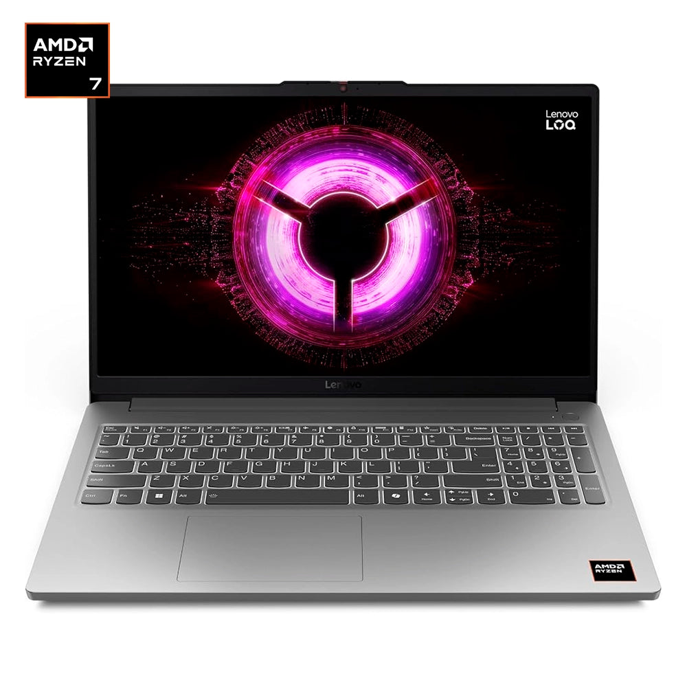 LENOVO LOQ 15ARP10E Laptop 15.6" FHD IPS AMD Ryzen 7 7735HS 4.75GHz 16GB DDR5 512GB SSD 83S0001LLM