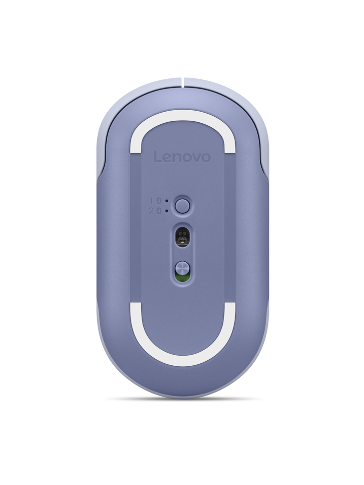 LENOVO 350 Mouse Silencioso Dual Bluetooth 5.3 Sin Bateria Uva GY51S61912
