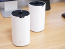 Pacote com 2 unidades do sistema Wi-Fi Smart Mesh TP-LINK DECO S7, banda dupla AC1900, controle de voz Alexa. Pacote x 2