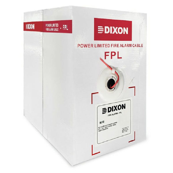 DIXON 9010 Cable sólido para incendio FPL 2x18 x 305m