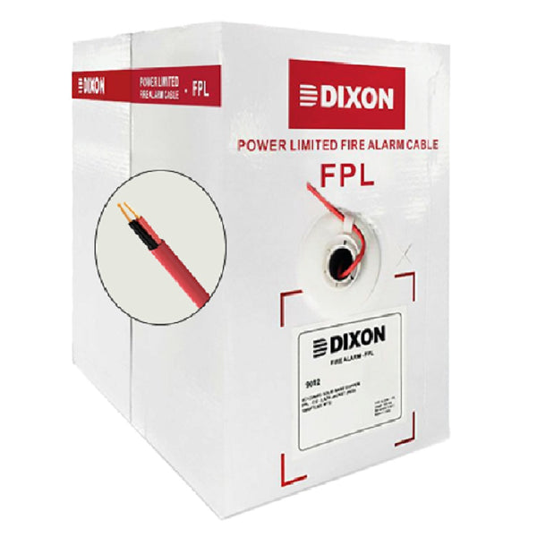 DIXON 9012 Cable sólido para incendio FPL 2x14 x 305m