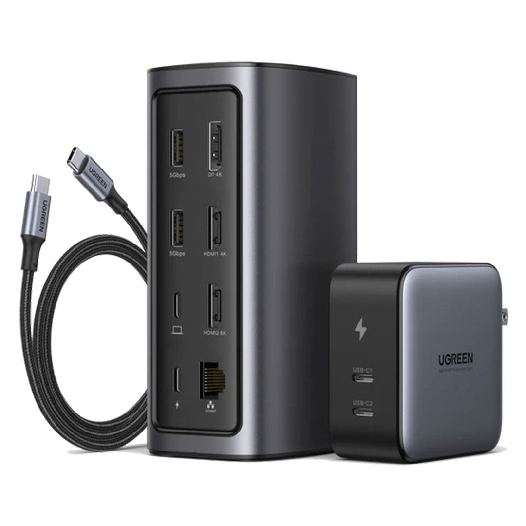 UGREEN CM555 90325 Revodok Pro 312 Estación de Acoplamiento Universal 12 en 1 4K HDMI