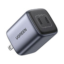 UGREEN CD294 90572 iPhone Nexode 45w USB C GaN Carregador de parede com 2 portas