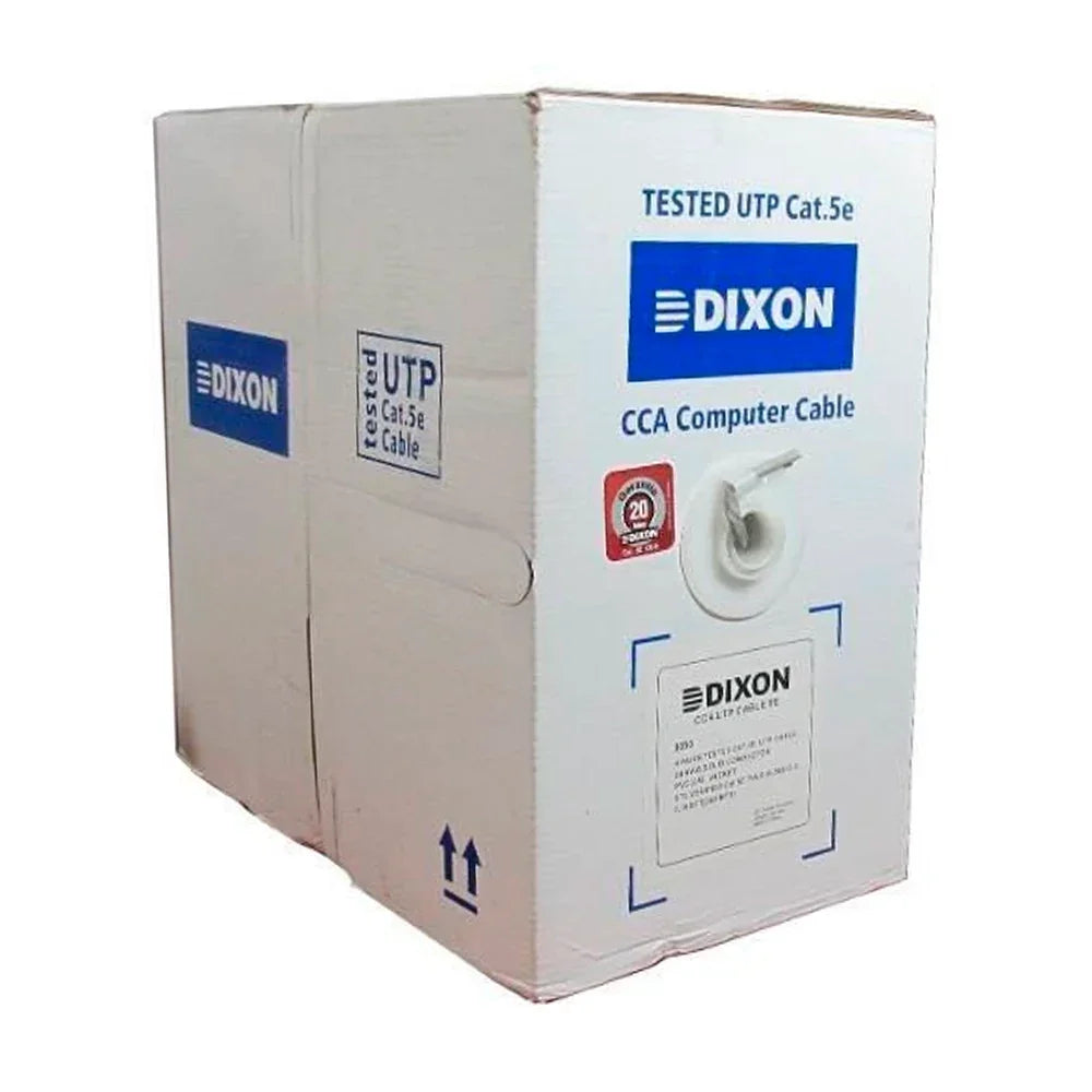 DIXON 9060 Cable de red U/UTP Cat 6A, LSZH, gris, 305m