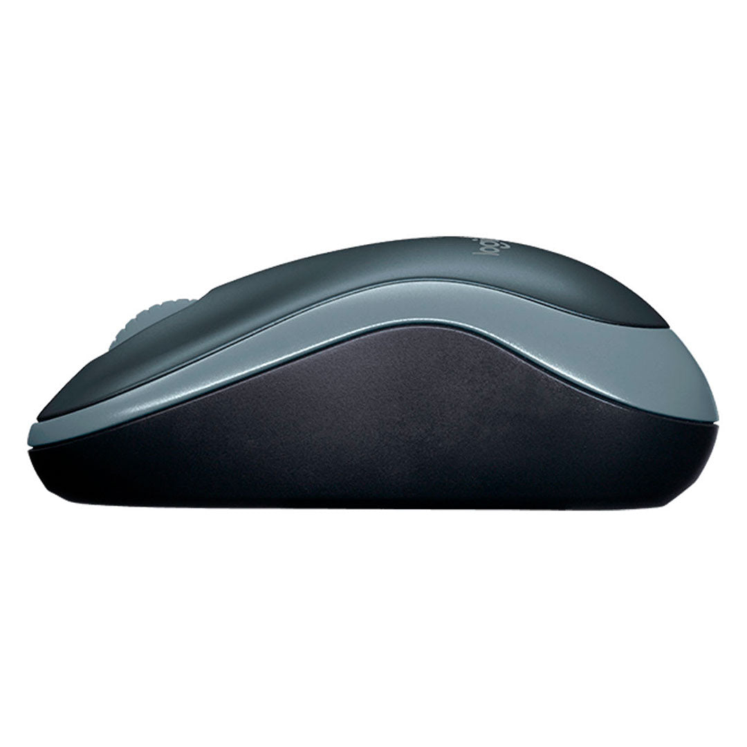 LOGITECH M185 Mouse inalámbrico compacto negro, USB 2.4GHz, 1000dpi, 910-002225