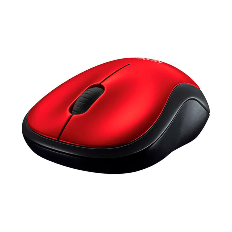 LOGITECH 910-003635 Mouse inalámbrico M185 compacto Rojo