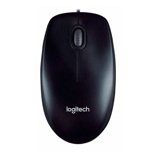 LOGITECH M90 Mouse con cable, Negro, 910-004053